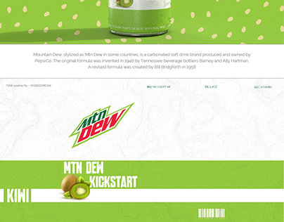 Mountain Dew - Packing Concept