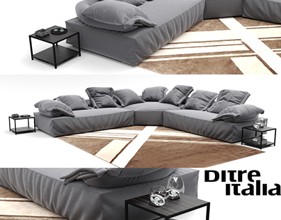 DitreItalia Flick-Flack corner sofa