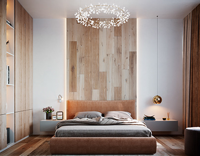 Modern bedroom for young couples