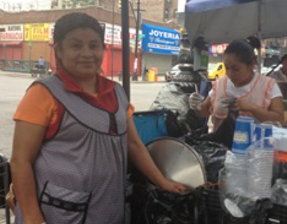 Doña Lupe sells tamales in NYC