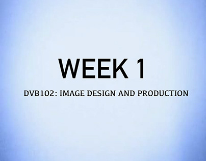 DVB 102 - Week 1 Images