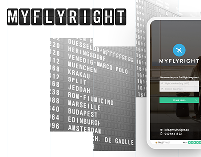 MyFlyRight - Web app