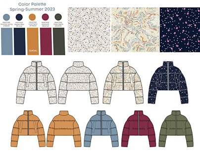 Color variant for spring jackets