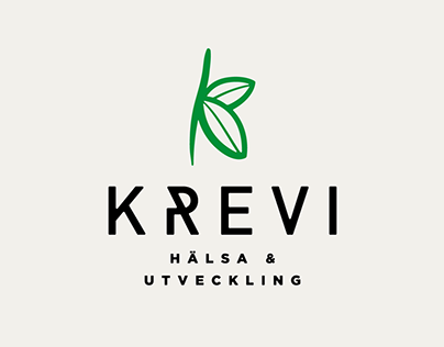 Krevi Hälsa & Utveckling brand identity design