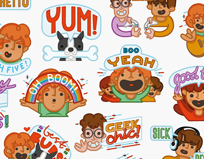 Ginger Fred - LINE App Social Messaging Stickers