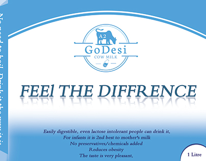 Godesi milk label