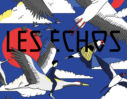 Les Échos - Illustrated Logo