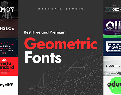 Best Geometric Fonts Collection