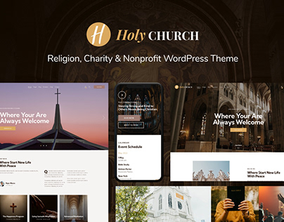 Religion, Charity & Nonprofit WordPress Theme