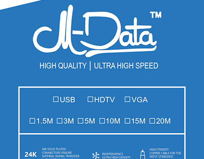 M Data Cables Packaging