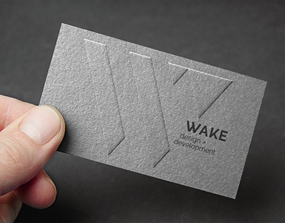 WAKE logo & identity for arch bureau, NYC