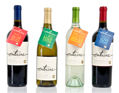 Entwine Wine Branding and Point of Sale