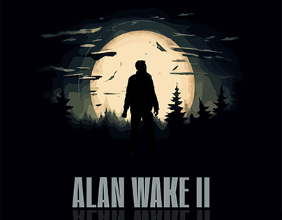 Alan Wake II Into the Darkness Custom Artpiece