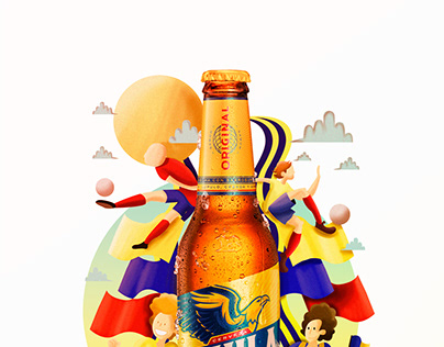 Ilustración : Cerveza AGUILA