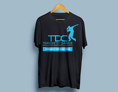 Toronto Dance Graphical Typography T-shirt Design
