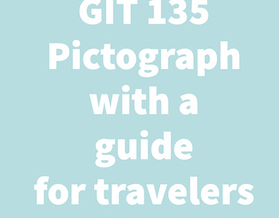 GIT 135 - Pictograph with a guide for Travelers.