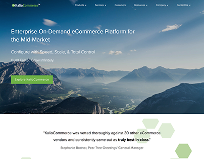 KalioCommerce Website 2015