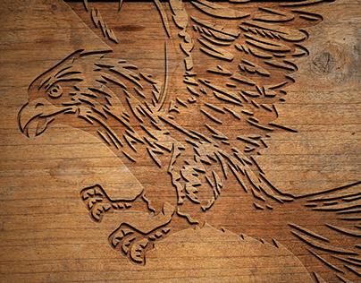 Engraved Wood - Text Effect