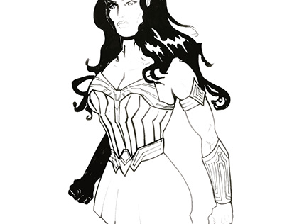 Wonder Woman, cómic art, dc, dc universo