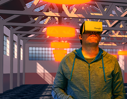 Google Cardboard Virtual Reality Flooring In Situ