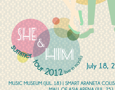 SHE & HIM poster