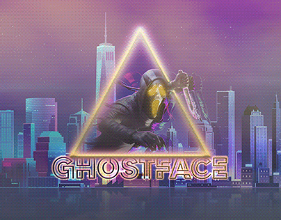 Ghostface Vaporwave Wallpaper