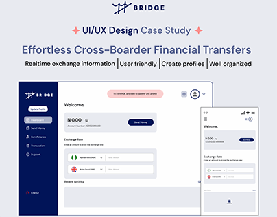 Project thumbnail - Bridge, cross-border transfer app case study