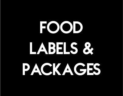Food Labels & Packages