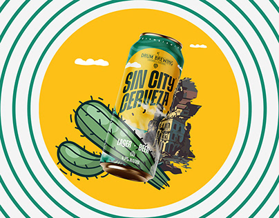 Sin City Beer Label