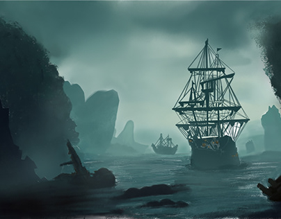 Landscape Study - Pirates of the Carribean