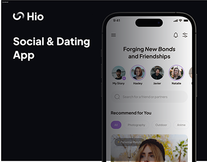 Hio - Dating App UX Design