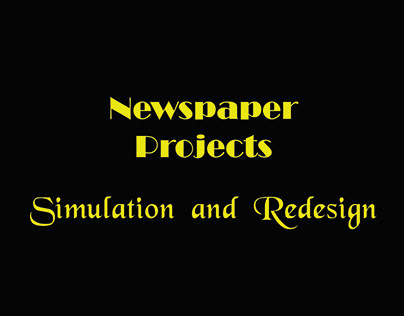 Newspaper ( simulation - redesign )