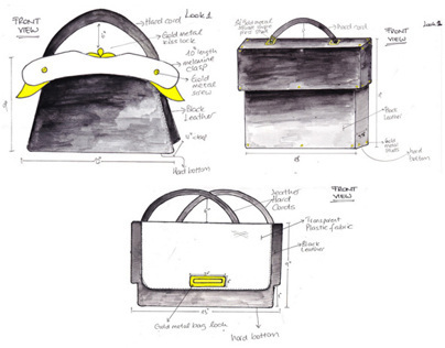 handbag sketches