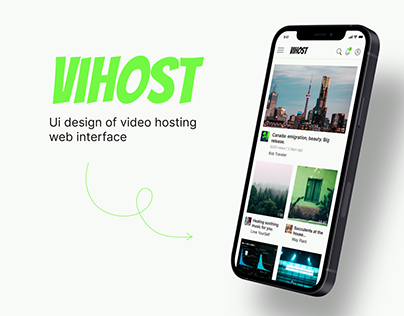 Video hosting web interface