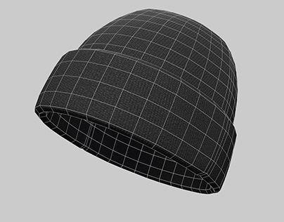 3D Beanie cap design - Blender - ZBrush