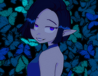 Blue Morpho Fairy