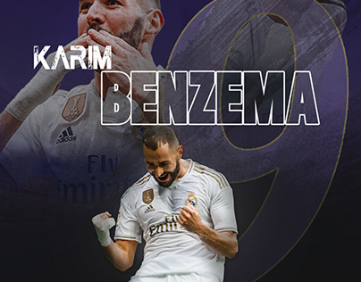 Karim Benzema- Graphic Poster .