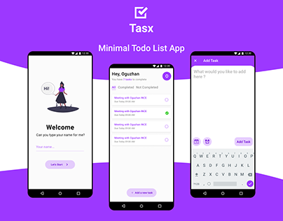Tasx : Minimal Todo List App