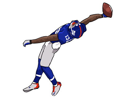 Odell Beckham Jr One Handed Catch (Rotoscope Animation)