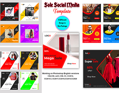 Sale Social Media Template Design
