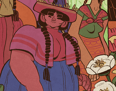 Andean Culture - Editorial illustration