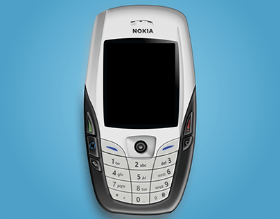 Nokia 6600 designed in FIGMA