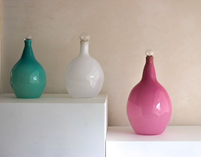 Traditional hand blown glass