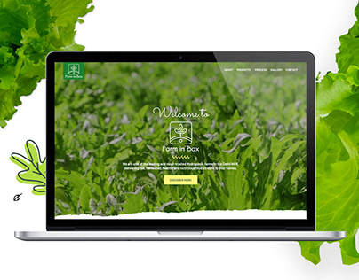 Farm in Box - Website UI/UX and Branding