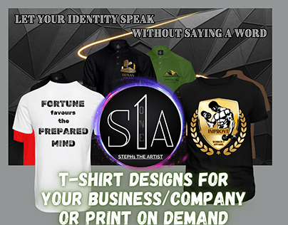 T-Shirt Designs for Your Business/Company or P.O.D.