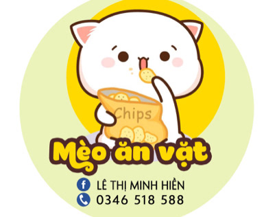 Logo Mèo Ăn Vặt