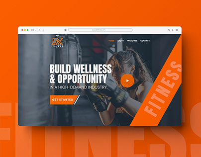 Gym Website Design | Ui Design | 5x Fitness
