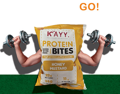 KAYY Protein Bites Advertising