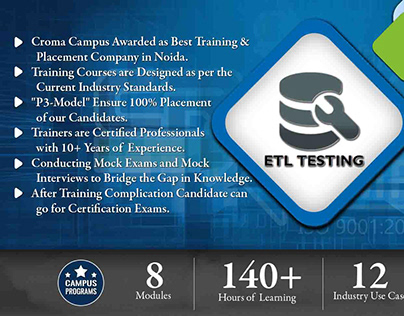 Join ETL Testing Training in Gurgaon | Croma Campus