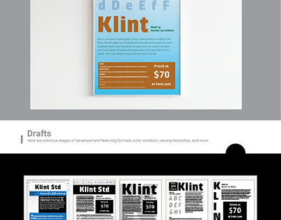 Typography Ad Typeface Poster